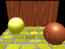 The new shaders - Deeper yellow bricks, and superbright specular